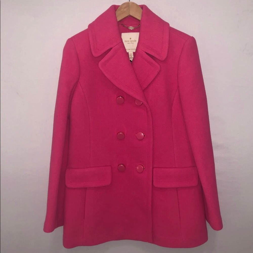 Pink Kate spade coat